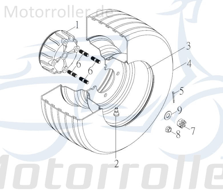 Kreidler F-Kart 100 Quadreifen Kartreifen 100ccm 4Takt 77532 Motorroller.de 16x6.5-8 ATVReifen BuggyReifen Geländebereifung UTVReifen 100ccm-4Takt