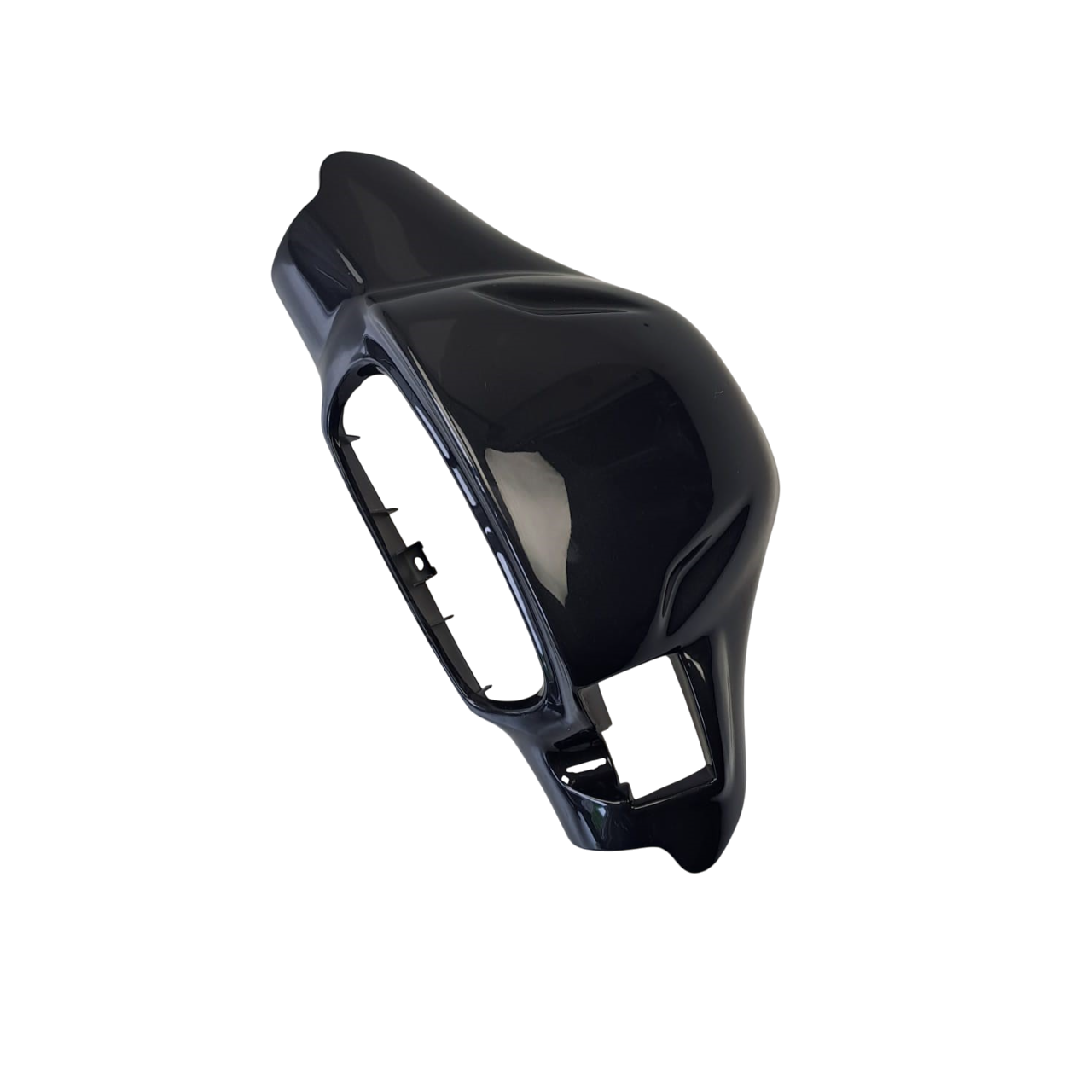 PGO Big Max 50 Lenkerverkleidung oben silber-schwarz Roller 50ccm 2Takt P1613001630 Motorroller.de Frontverkleidung Frontschürze Frontmaske Scooter