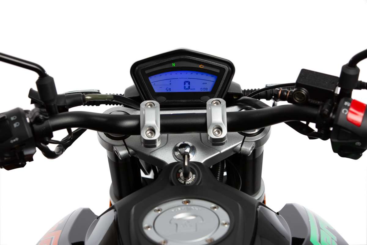 Motorrad Rivero Monza 125 schwarz Euro 5 mit ABS Leichtkraftrad Krad