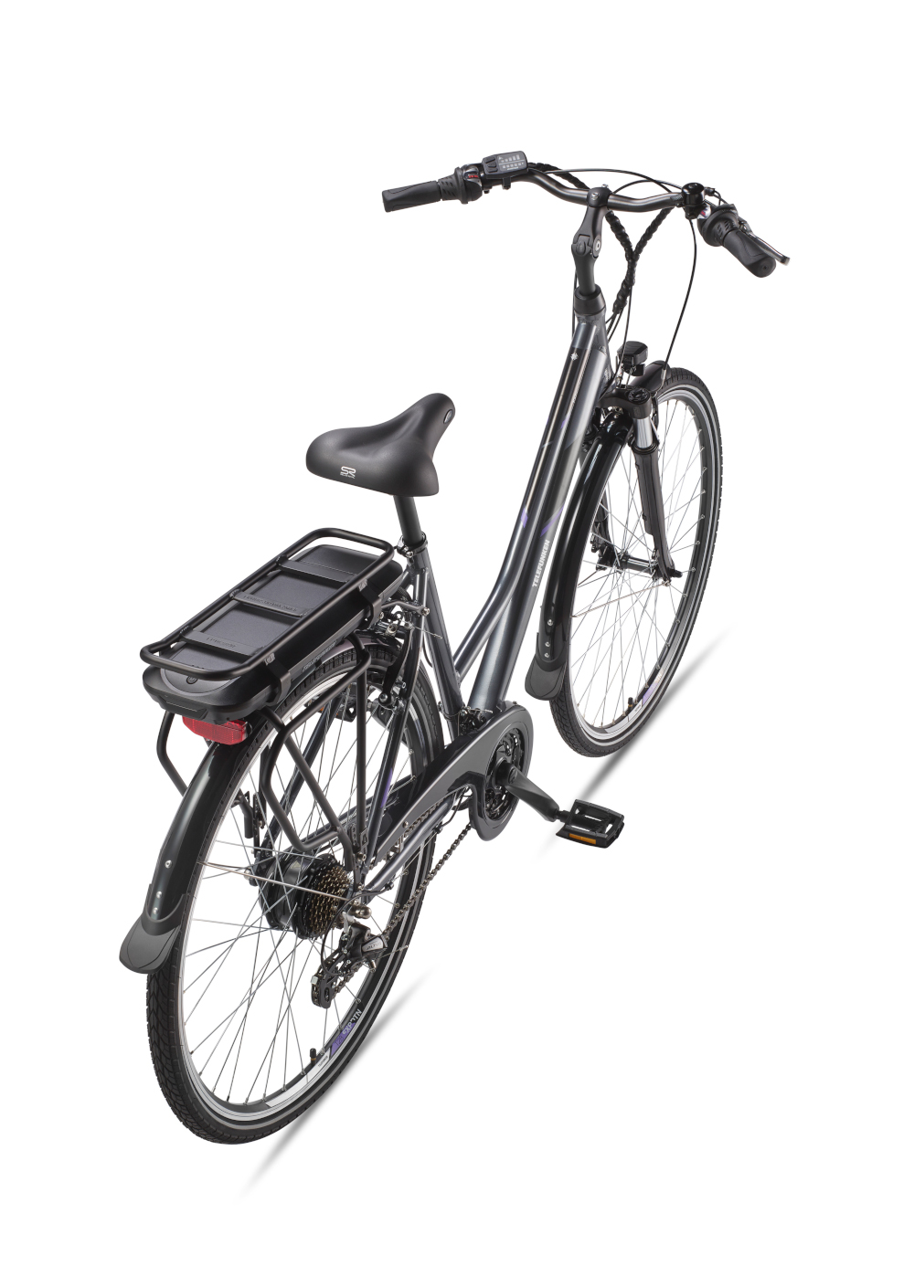 E-Bike Telefunken XT480 Expedition Elektrofahrrad Trekking-Pedelec anthrazit 28" RH 48cm E-Fahrrad Trekkingrad Damenrad