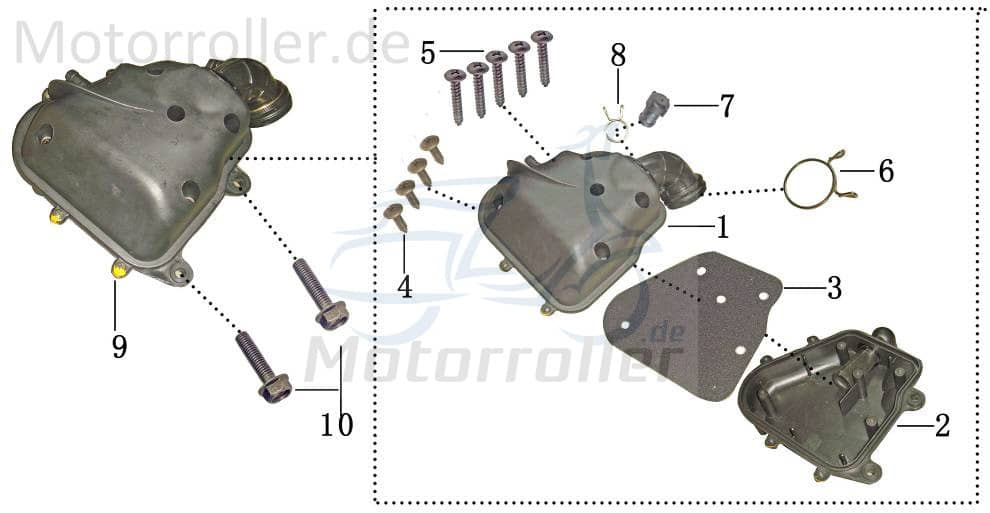 Rex Stratos Chicago Schlauchklemme 13x1mm 50ccm 2Takt 706727 Motorroller.de Spannring Schelle Clip Klemmschelle Schlauchbinder Klemm-Schelle 1E40QMB