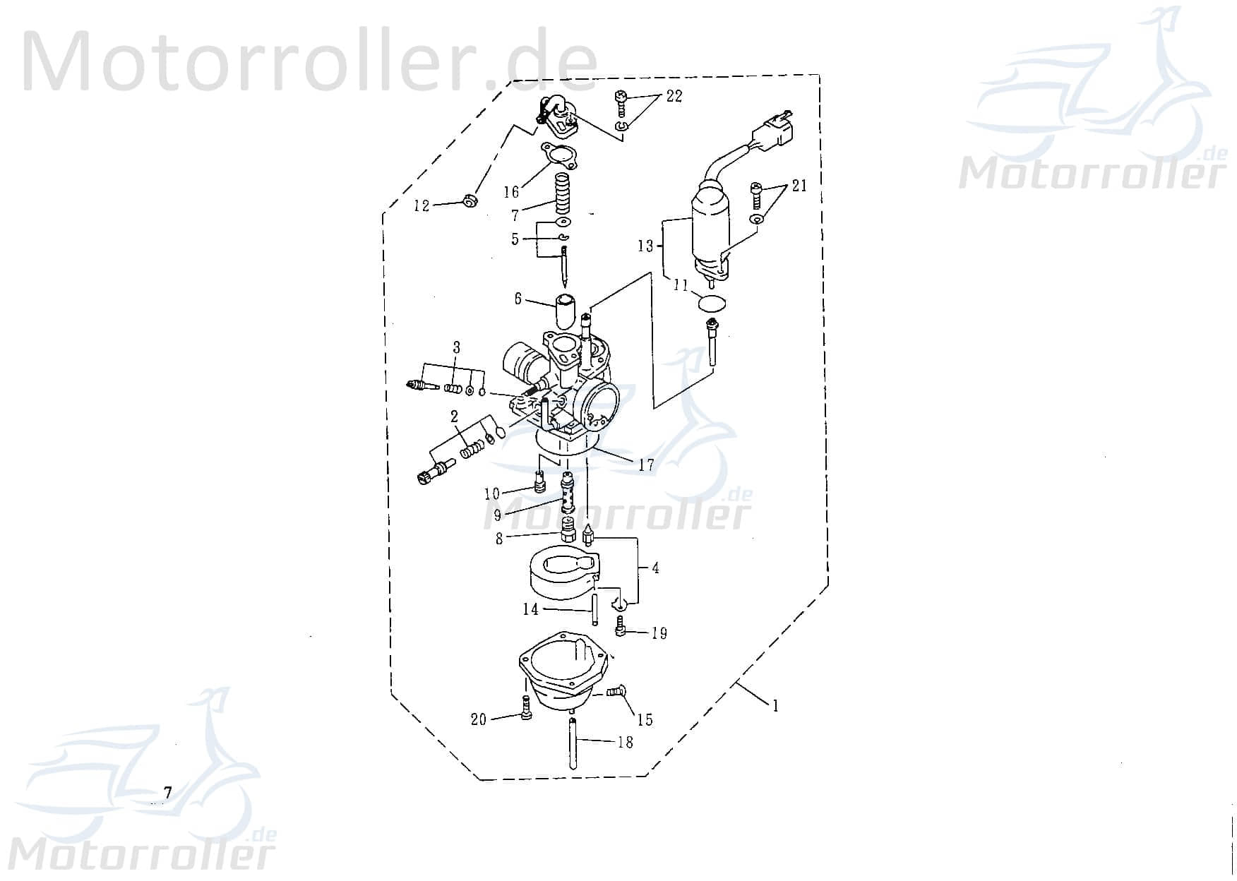 Düsennadel (Mikuni) Vergaser YYGY0500-1403-M