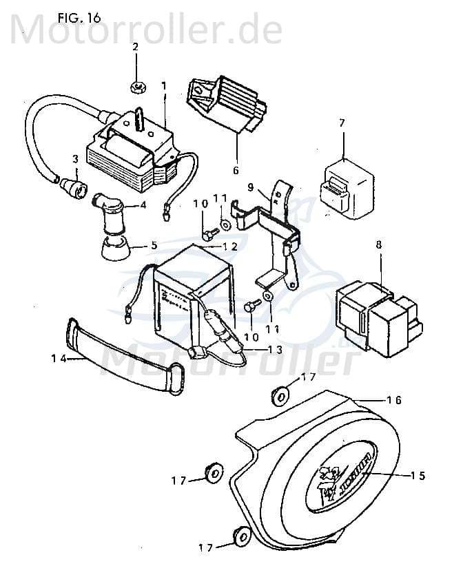 Jincheng JC 50 Monkey Repl. Felgenband 50ccm 4Takt 41520-ZD100 Motorroller.de Schlauchschutz (Innenfelge) Scooter Ersatzteil Service Inpektion