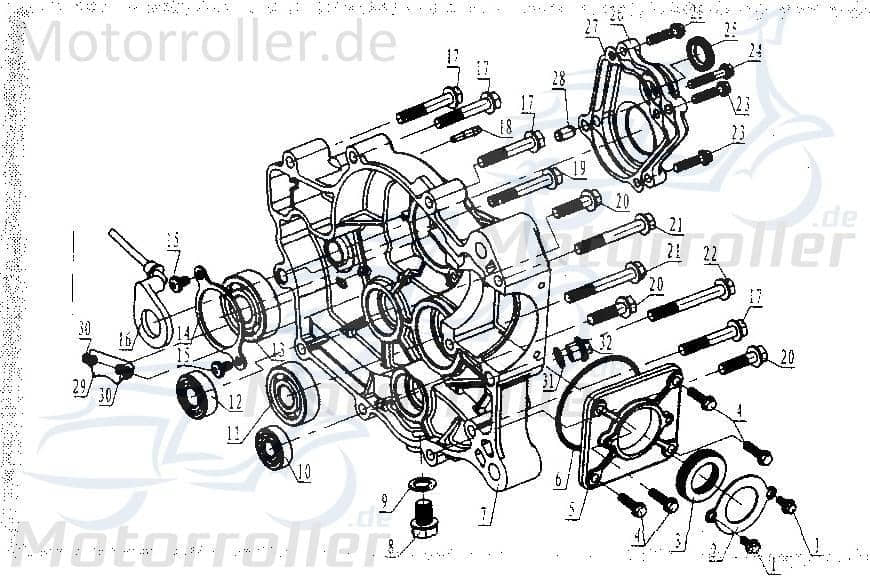 Ölablassschraube M12x1.5mm Tongjian Ölschraube 250ccm 4Takt Motorroller.de Öl-Schraube 250ccm-4Takt Buggy Strassenbuggy 250 Sport Straßenbuggy 250