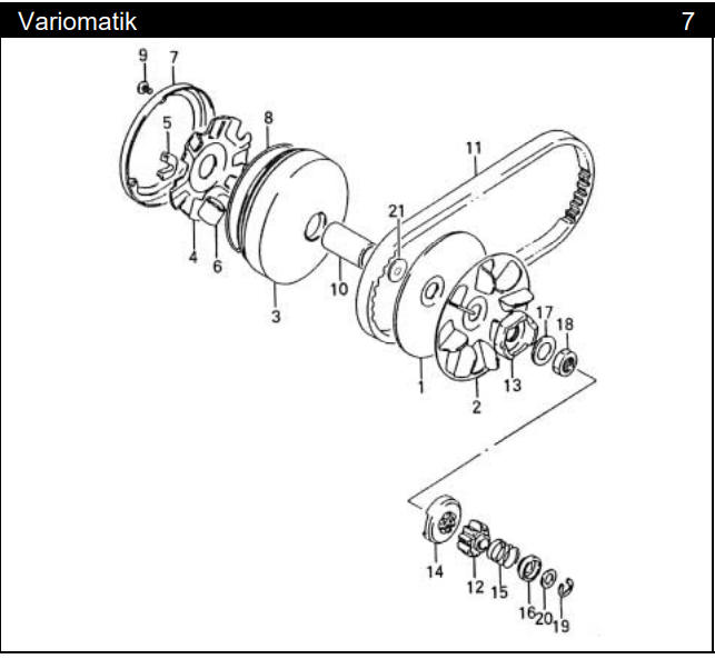 Rex RS250 Keilriemen Dayco 777x16,5x30mm V-Belt 50ccm 2Takt 87485 Motorroller.de Antriebsriemen Treibriemen Keil-Riemen Variomatik-Riemen Vario-Riemen