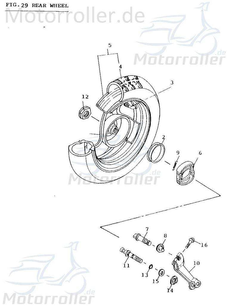 Adly O-Ring Panther 50 Gummidichtung Dichtring 50ccm 2Takt Motorroller.de Gummiring Oring Gummi-Ring Dicht-Ring Minarelli stehend Scooter Cat 50