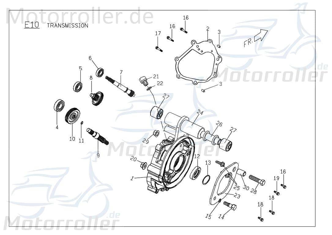 PGO Bugrider 200 Antriebsachse 200ccm 4Takt C71414100002 Motorroller.de Getriebewelle Zwischenwelle PGO 200ccm-4Takt Buggy Ersatzteil Service