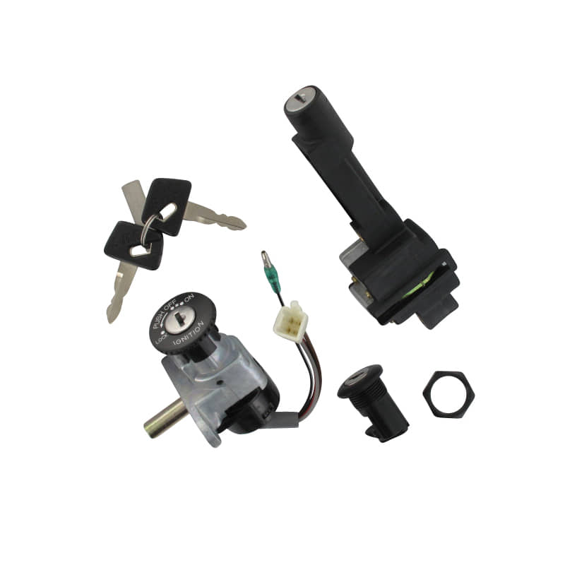 Schlosssatz Rex Zündschloss 50ccm 2Takt 73630 Motorroller.de Schloss-Set Zünd-Schloss 1E40QMB