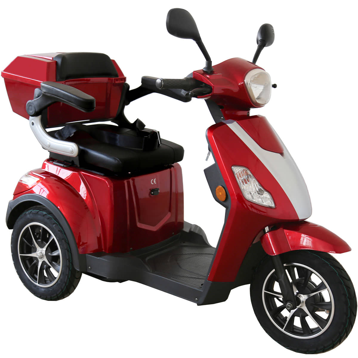 Elektroroller Scoody E3 Trike Y2 25 km/h rot