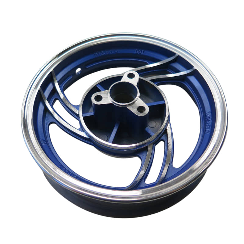 Felge 2.15-10 vorne blau-poliert Jonway 1040401-3-B Alufelge Vorderradfelge Rad vorn Alurad