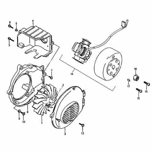 Rex RS250 Sechskantschraube Befestigung 50ccm 2Takt 87511 Motorroller.de Halter Halterung Flachkopfschraube Sechskant-Schraube Bundschraube Scooter