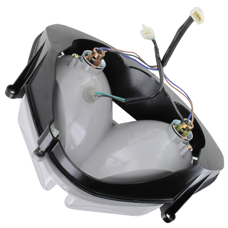 PGO Scheinwerfer vorn T-Rex 50 Frontscheinwerfer 50ccm 2Takt Motorroller.de Hauptscheinwerfer Front-Scheinwerfer Vorderlicht Frontlicht Frontleuchte