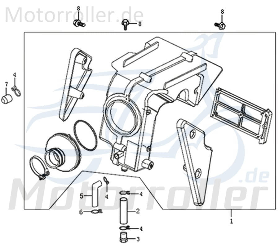 Clip Schelle Klemmschelle Befestigungsschelle Scooter 781101 Motorroller.de Klammer Halteklammer Schraubschelle Halteclip Federschelle Moped Service