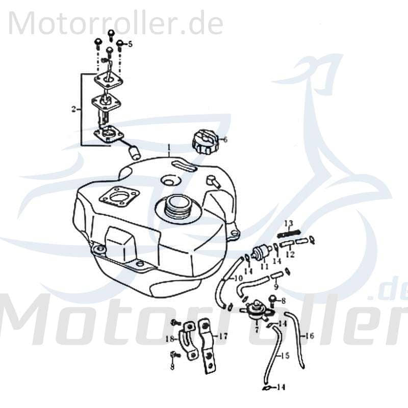 Tankdeckel Schraubdeckel FIG 32A-6 Motorroller.de
