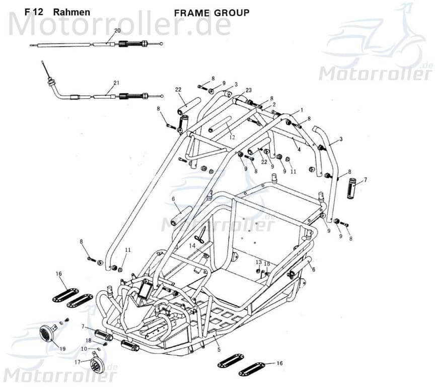 Sicherungsmutter M8 Tongjian Sicherheitsmutter 250ccm 4Takt Motorroller.de selbsthemmende Sicherungs-Mutter Stopmutter Stop-Mutter 150ccm-4Takt Buggy