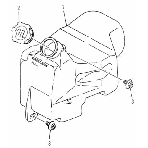 Verschluss Öltank Rex Deckel Verschlussmechanik 50ccm 2Takt Motorroller.de 1E40QMB Scooter Ersatzteil Service Inpektion Direktimport