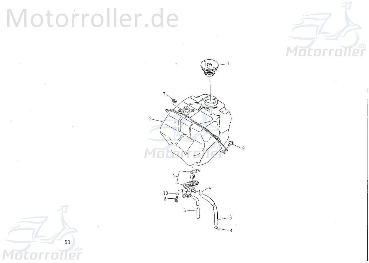 Schlauchklemme 9,5x1mm Schelle 50ccm 4Takt ECM Clip 98698 Motorroller.de Spannring Klemmschelle Schlauchbinder Klemm-Schelle Schlauch-Schelle Scooter
