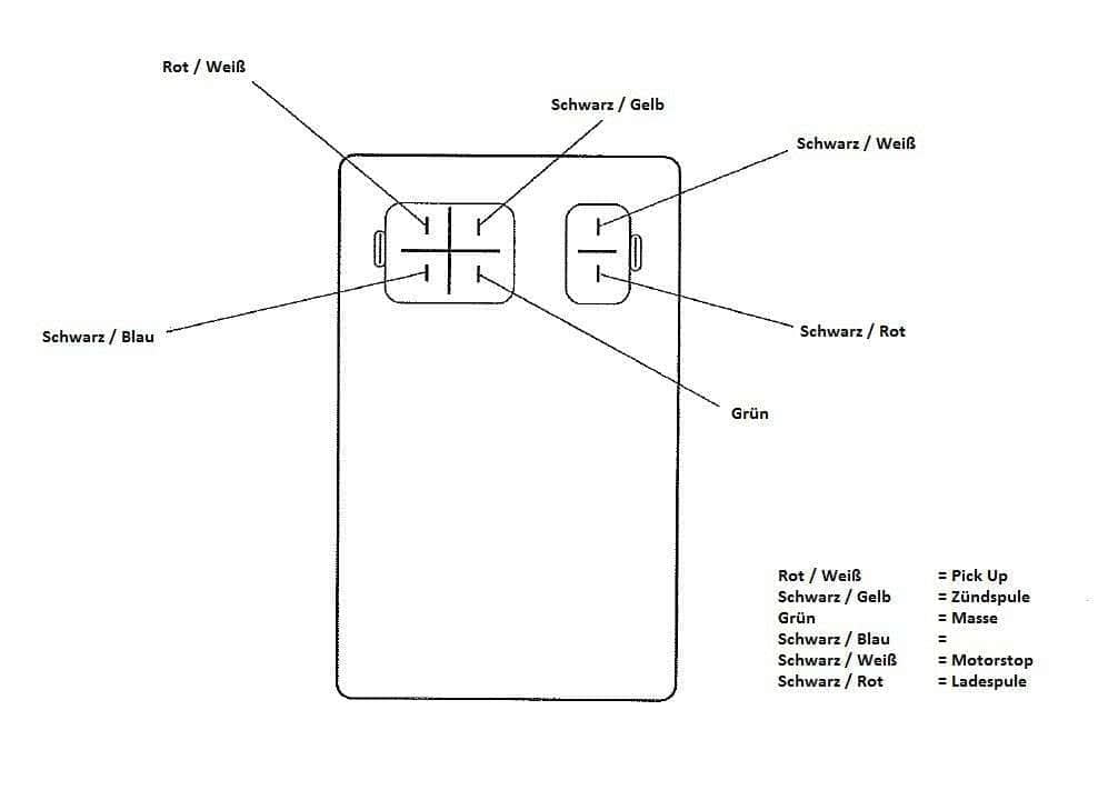 CDI Zündbox 45km/h 12Zoll 130x70x12 AGM Roller 50ccm 2Takt Motorroller.de Steuergerät CDI-Einheit Blackbox Zündeinheit 1E40QMB Scooter Fighter 50 One