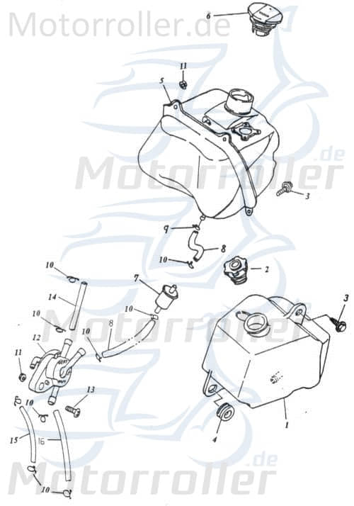 Ansaugschlauch 4x7x450mm Unterdruckschlauch ABR-94400-03575 Motorroller.de Ansaugstutzen Ansaugrohr Vakuumschlauch Saugleitung Ansaug-Rohr Mokick