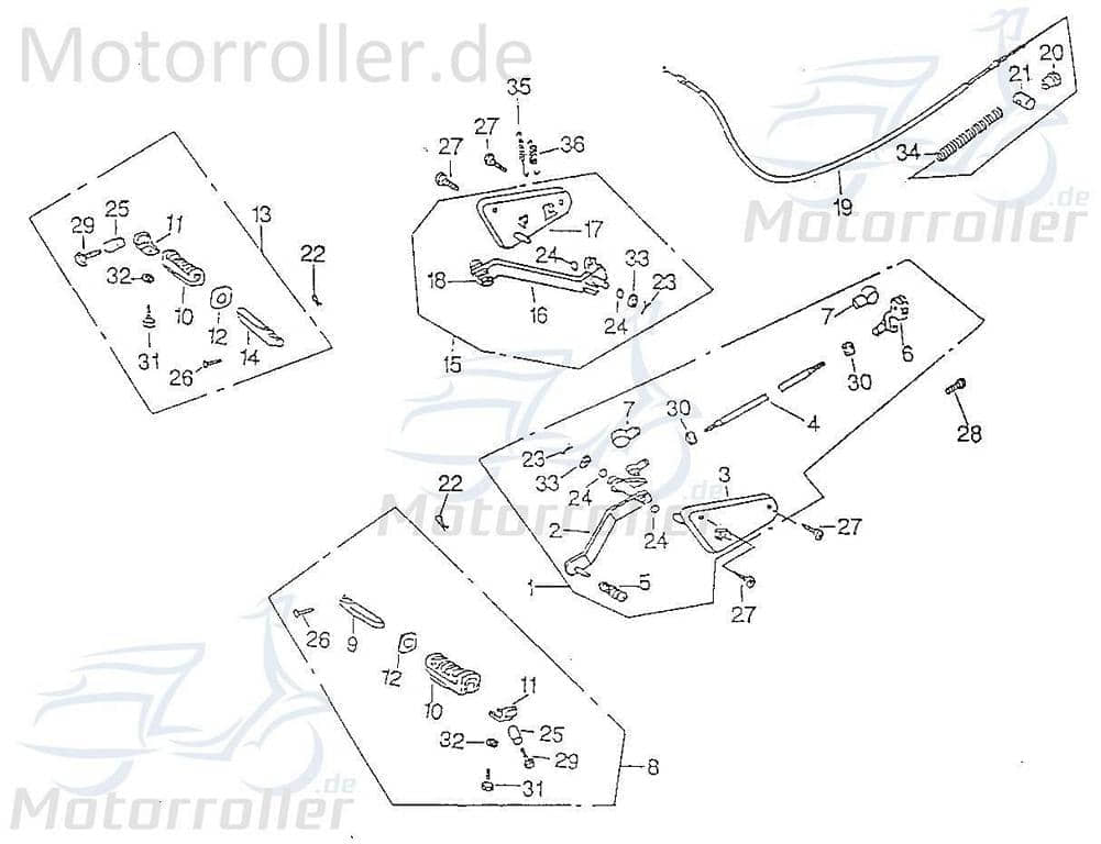 Mutter M 6 94427 für Rex Quad-50