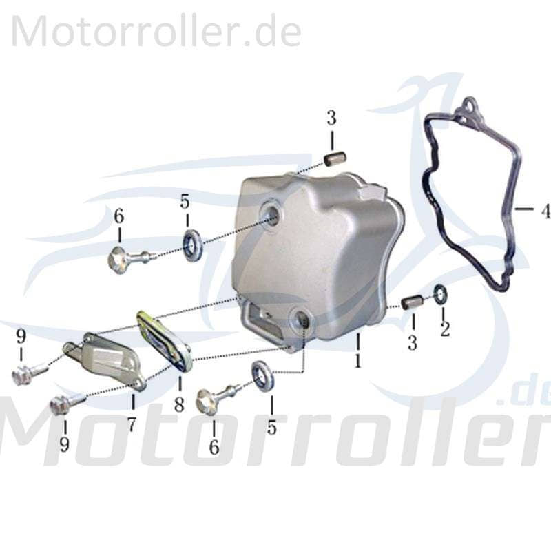Kreidler Martinique 125 DD Dichtung Ventildeckel 125ccm 4Takt 704923 Motorroller.de Abdichtung Gasket Zylinderkopfdeckel Scooter Ersatzteil Service