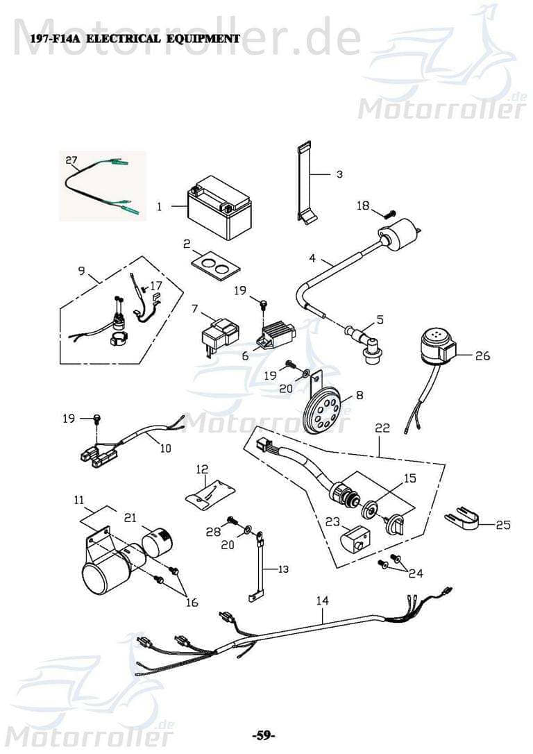 Adly Zündspule GK 125 Zündkabel Zündung Buggy 125ccm 4Takt Motorroller.de Zündmodul Kerzenstecker Zünd-Kabel Zünd-Spule Kerzen-Stecker Zünd-Modul