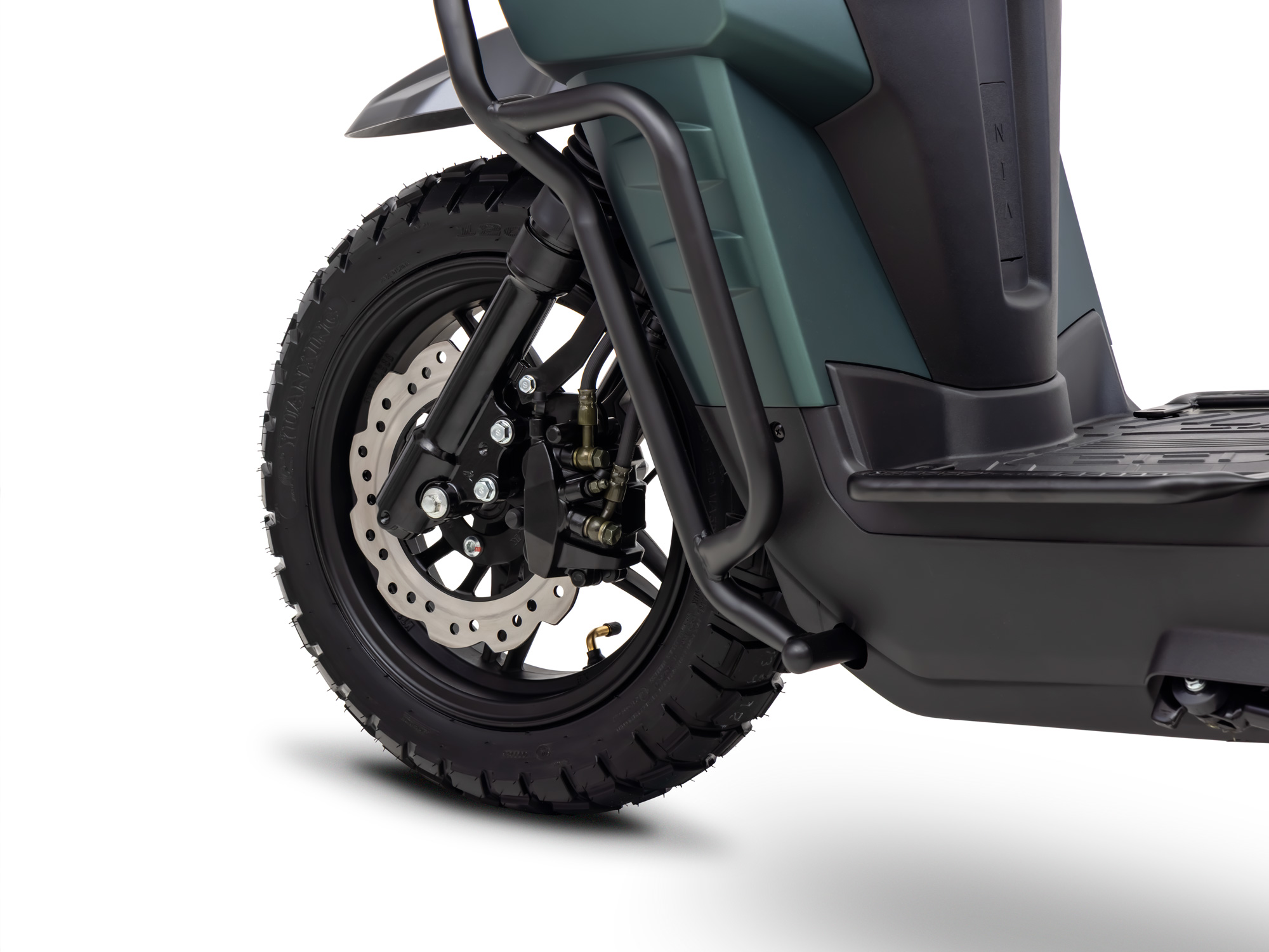 Motorroller Fighter 125 RT grün 85 km/h Euro 5+ Scooter Mokick Roller