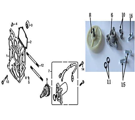 SMC Stehbolzen M7x168mm Hagebau Palermo 50 90031-SQ5A-9000 Motorroller.de Gewindestange Gewinde-Stange Gewindebolzen Stiftschraube Gewindestab Scooter