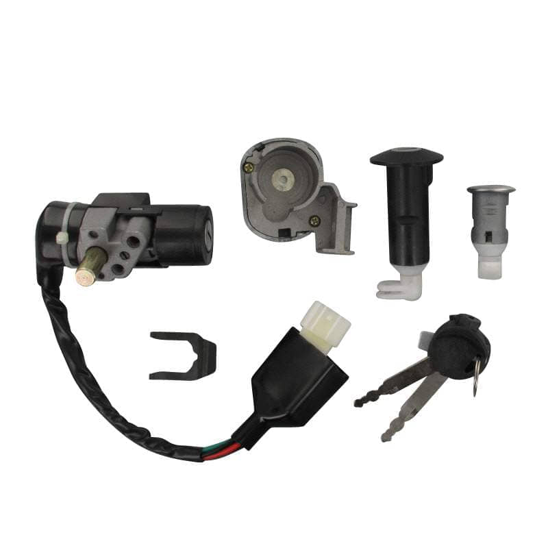 ZNEN Schlosssatz ZNEN Flory Classic 50 50ccm 35010-ALA6-9000 Motorroller.de Tankverschluss Tank-Verschluss Tank-Deckel Schloss-Set Zünd-Schloss Moped