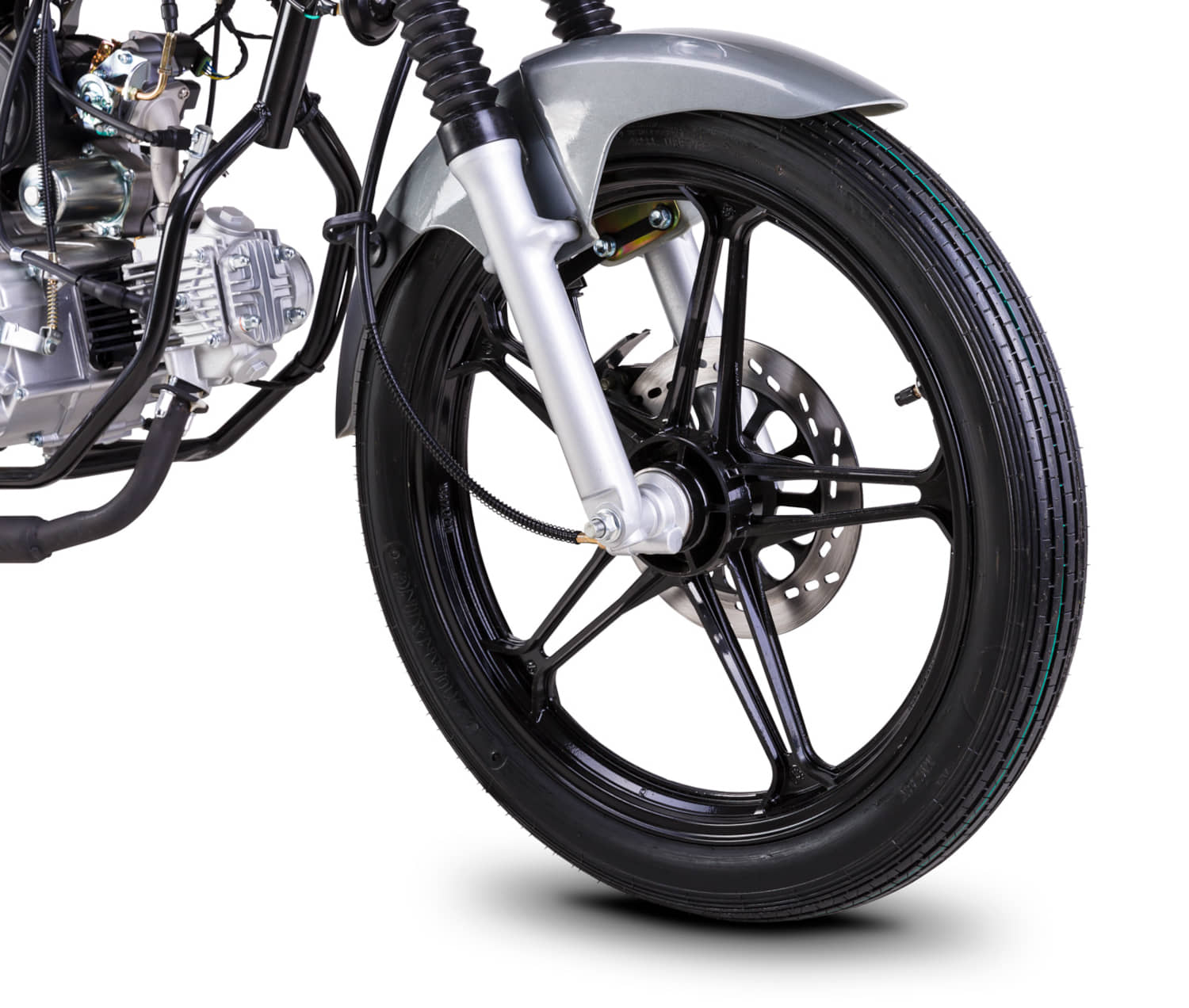 Motorrad Fighter 50 C-RS weiß 45 km/h Euro 5 Schaltmoped Mokick Kleinkraftrad