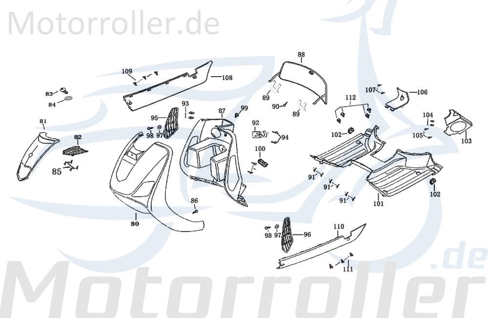 Rex Bergamo 50 Unterlegscheibe 50ccm 4Takt 92201-05000-03 Motorroller.de 5mm Distanzhalter U-Scheibe Washer Beilagscheibe Ausgleichsscheibe Scooter