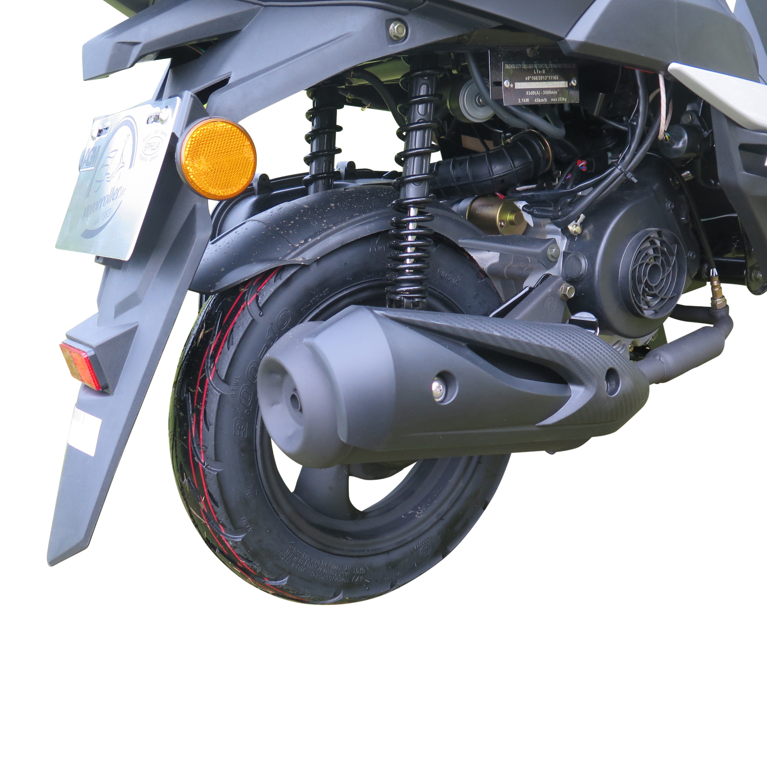 Motorroller GMX 460 Sport S schwarz 45 km/h Euro 5 Mokick Roller Scooter