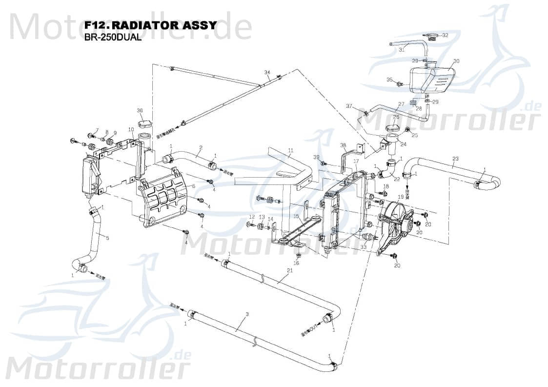 Wasserschlauch F-5 B75013000000