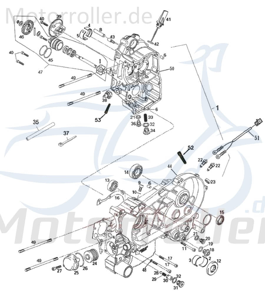 Adly ATV 220 Crossroad Sentinel Ölfilter 15412-179-000 Motorroller.de Oilfilter Ölsieb Ölreiniger Ölfiltersieb Öl-Filter Öl-Reiniger Oil-Filter