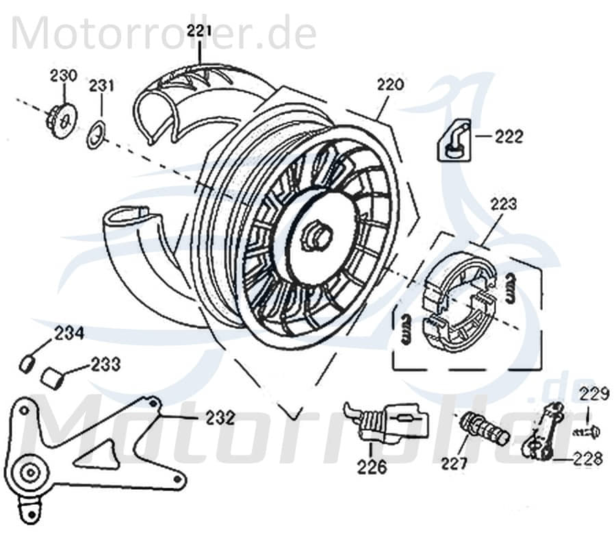 Auspuffhalter Auspuffhalterung 43210-ALA6-9000