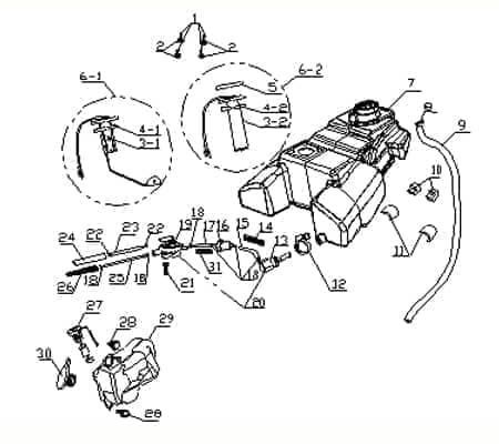 CPI Aragon 50 Club SchutzFeder 50ccm 2Takt Q0H-52391-00-04 Motorroller.de Benzinschlauch Minarelli liegend Scooter Aragon 50 GP Ersatzteil Service