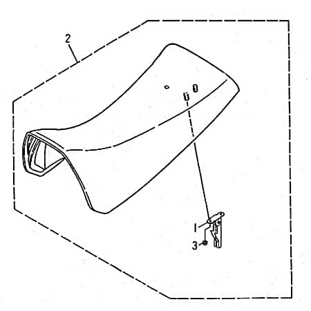 Sitzbank komplett schwarz Fahrersitz Quad Sattel 95611