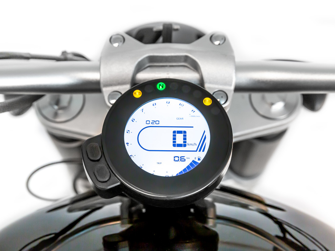 Motorrad Fighter 300 BC-RS schwarz Euro 5 300ccm Schaltmoped Chopper 129 km/h