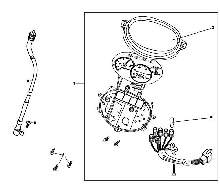 Tachometer Kreidler Florett RMC-E 125 87790 Motorroller.de Tacho Instrumentenanzeige Rex Scooter
