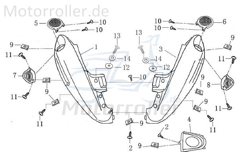 Tankdeckelverkleidung D = 62mm gelb 152QMI 1020311-1-G