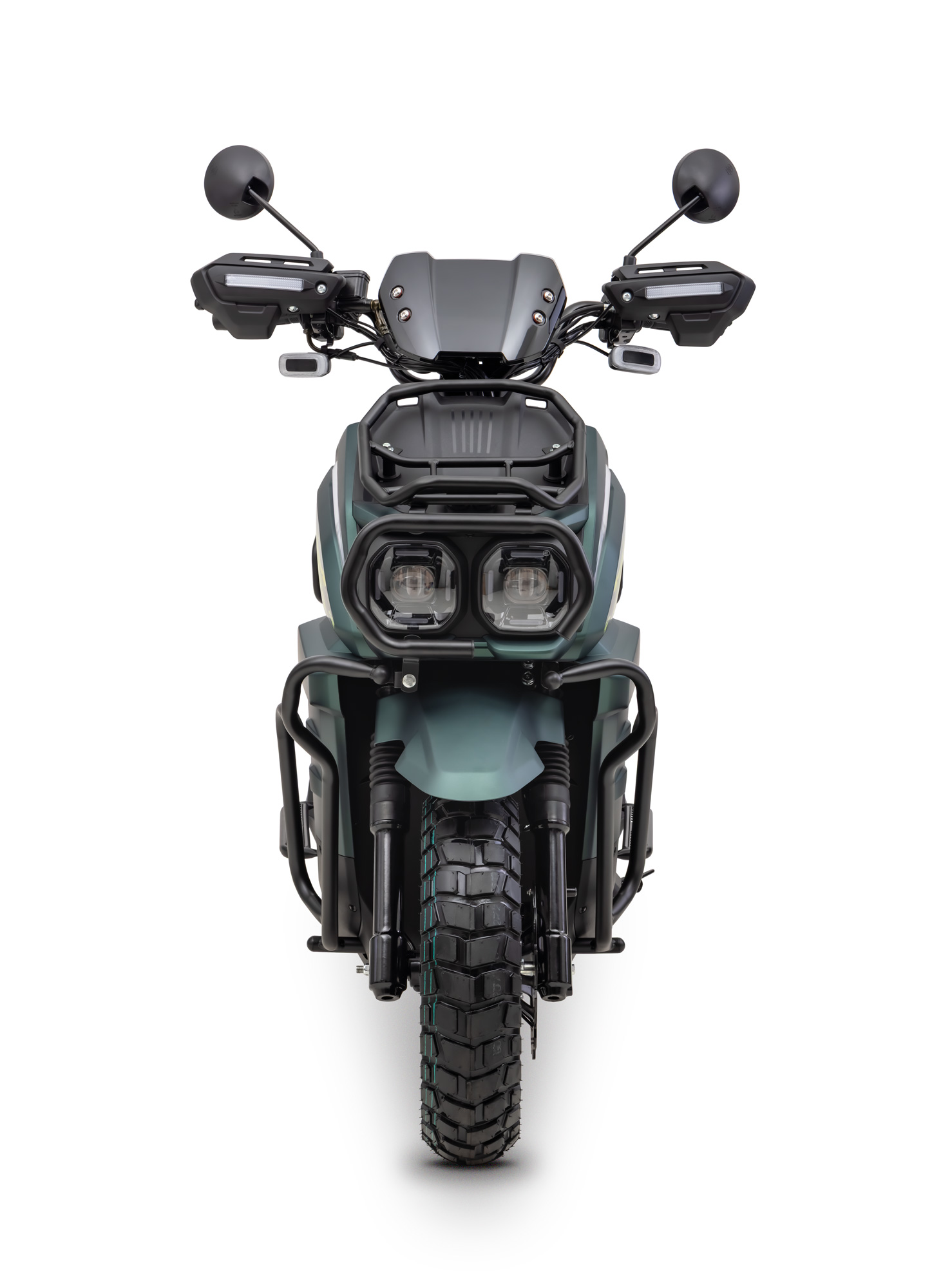 Motorroller Fighter 50 RT grün 45 km/h Euro 5 Scooter Mokick Roller