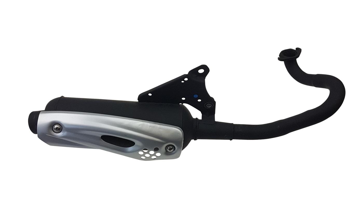 PGO Auspuff 110ccm 2Takt 90ccm Motorroller Scooter P82810000001 Motorroller.de Endschalldämpfer Auspuffanlage Endtopf Auspuff-Anlage Auspufftopf