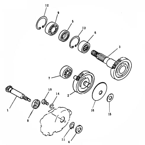 Zwischenrad Getrieberad 26410-YAF-00