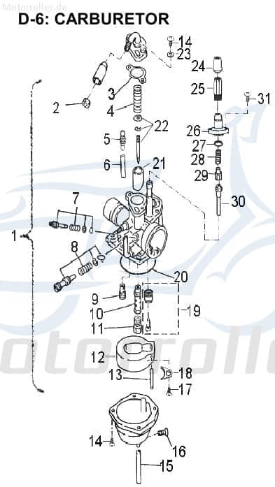 Nadelset Schwimmernadelset 16104-151-000