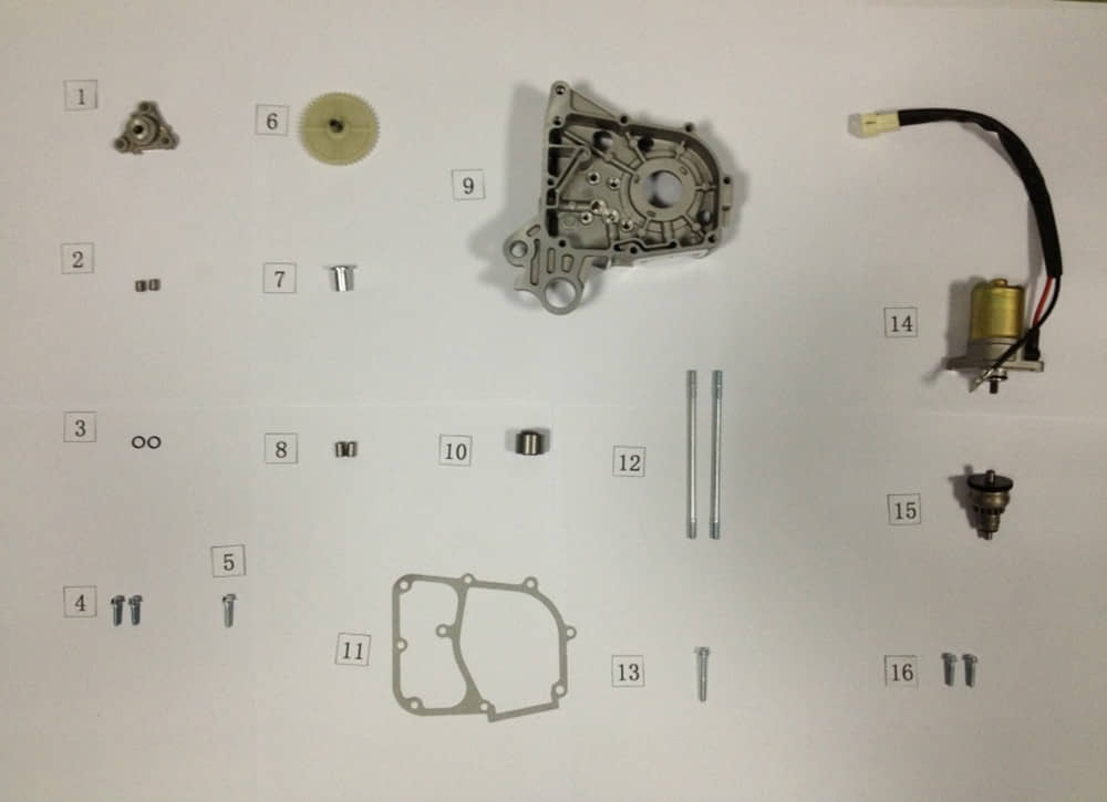 Motorgehäuse rechts Rex Palermo Kurbelgehäuse 50ccm 4Takt Motorroller.de Motordeckel 50ccm-4Takt Scooter Ersatzteil Service Inpektion Direktimport