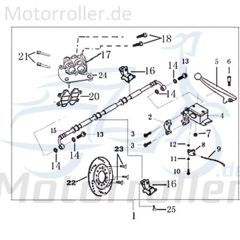 Bremshebel links Handbremshebel 702361