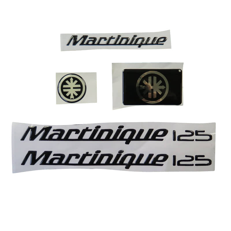 Kreidler Martinique 125 Dekorsatz Roller 125ccm 4Takt 702670 Motorroller.de Aufkleber Sticker Aufkleber-Set Deko-Set Aufklebersatz Dekoraufkleber Kit