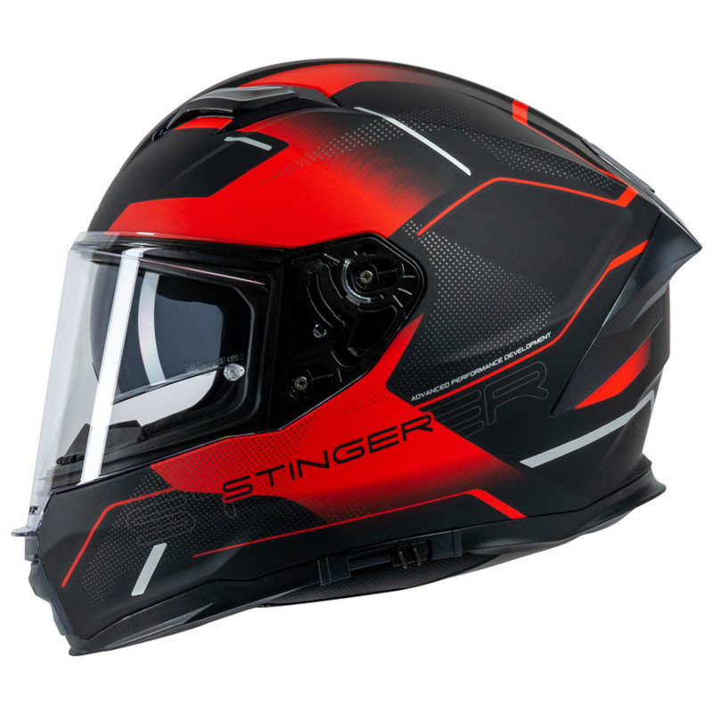 Helm "SX-82.03/R1" Integralhelm schwarz-rot matt Gr. 53/54/XS Motorradhelm Rollerhelm Scooterhelm Schutzhelm Sturzhelm