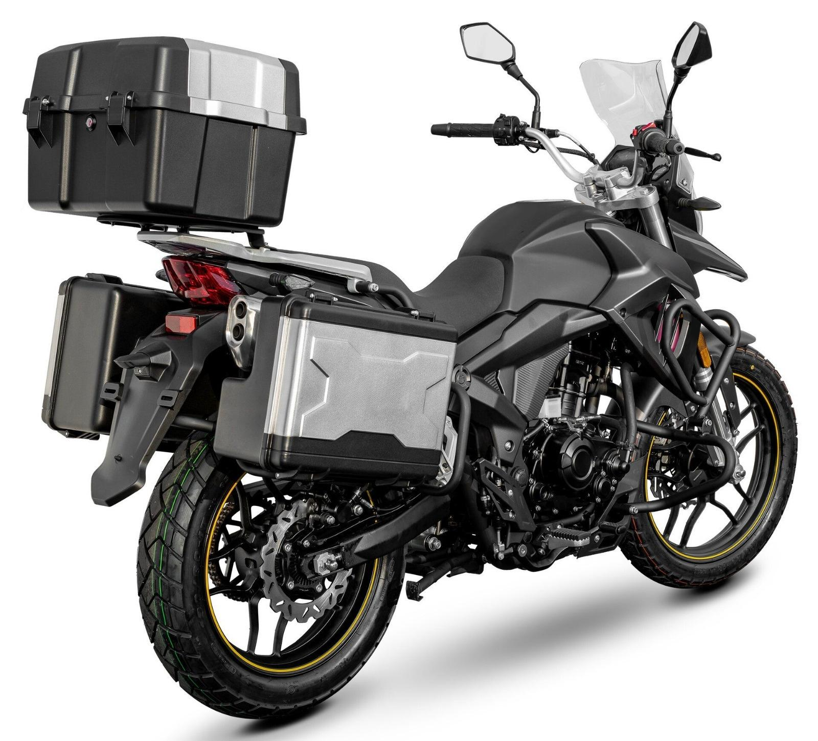 Motorrad Fighter 125 RX1-KS schwarz 99 km/h Euro 5+ Schaltmoped Mokick Kleinkraftrad