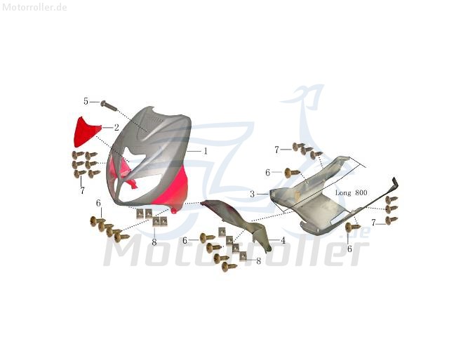 Blechmutter 4.2mm AGM Fighter 50 One Klemmmutter 50ccm 2Takt Motorroller.de Federmutter Schnappmutter 1E40QMB Scooter Fighter 125 One Ersatzteil